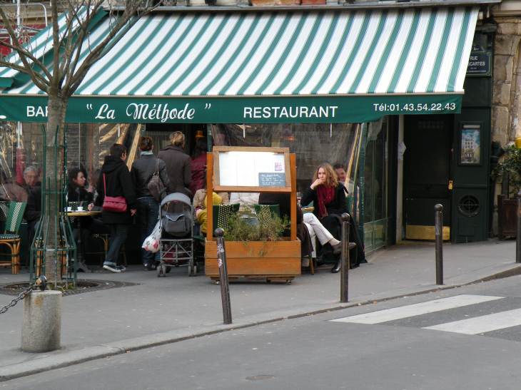  bar restaurant La Méthode, rue Descartes